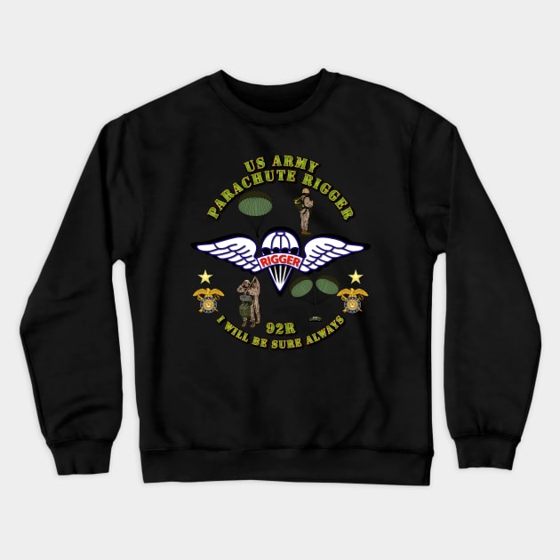 Parachute Rigger Crewneck Sweatshirt by twix123844